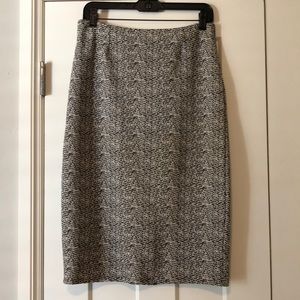 Gianni Bini Black and White Pencil Skirt